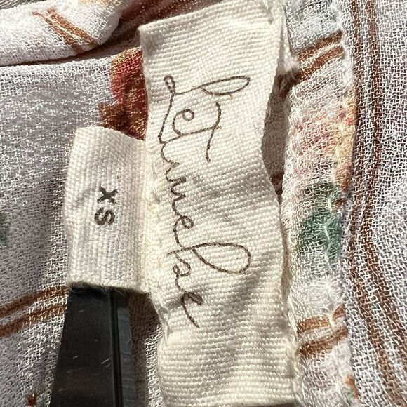 Anthropologie Let Me Be Mock Neck Sheerf Long Sleeve Mini Dress XS Cottagecore - Picture 13 of 16